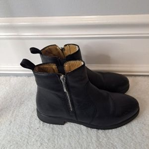 Xena Omega EH Safety Boots Women's 8 Black Leather Steel Toe Workwear Utility